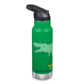 Klean Kanteen Kid Classic Termodrikkedunk - Kid SportCap - 355ml - Dino Skate