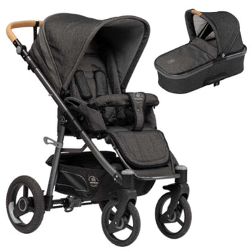 Naturkind Duo Kombikinderwagen - Lux Evo - 77cm. - Graphit