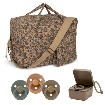 Sac à langer Konges Sløjd - Tout ce dont vous avez besoin - Bundle No1 - Orangery Beige