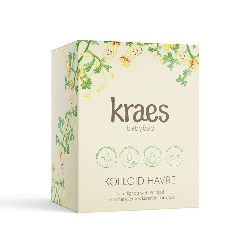 KRAES Bain pour bébé à l'avoine colloïdale - 200g