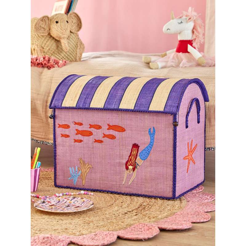 RICE Casă de depozitare Raffia - Sirenă - Mare 