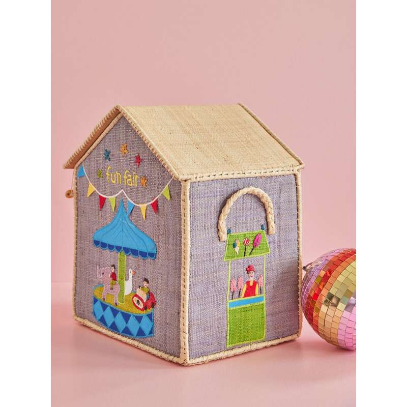 RICE Raffia Storage House - Travelling - Small