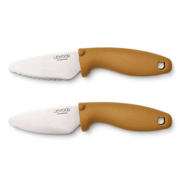 Liewood Perry Children's Knives - 2 pcs. - Golden Caramel 