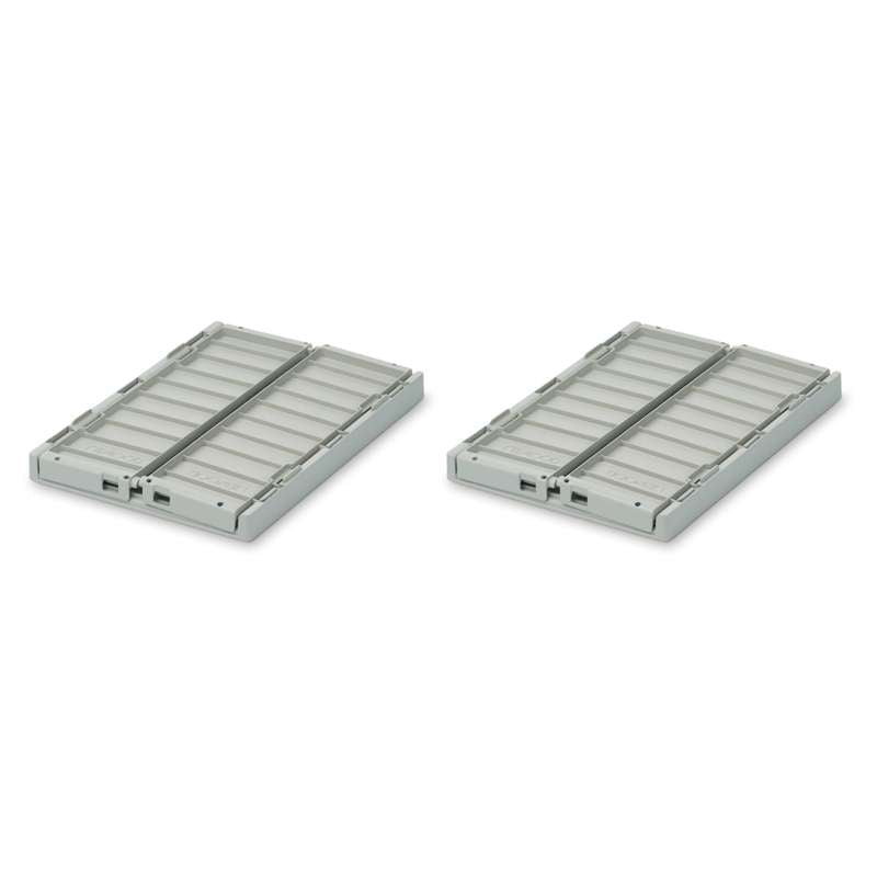 Liewood Weston Aufbewahrungsbox - Klein - 2er-Pack - Dove Blue