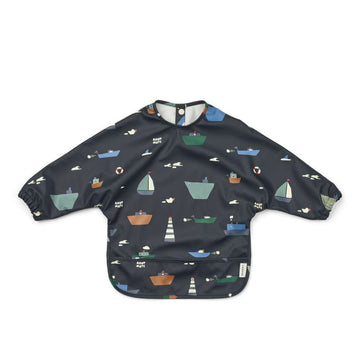Liewood Merle Cape Bib Spiseforklæde - Sailing/Classic Navy