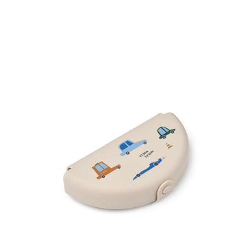 Liewood Boîte-repas Eugene Snack - Pliable - Cars/Sandy 