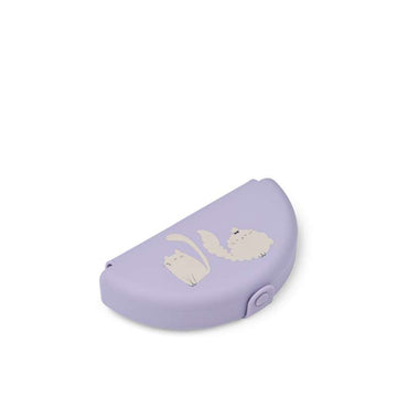 Liewood Eugene Snack Box - Foldable - Cat/Warm Lilac 