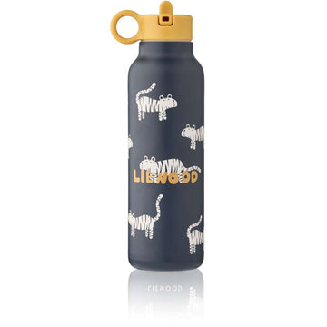 Liewood Falk Trinkflasche - Edelstahl - 500ml - Tiger/Klassisches Marineblau 