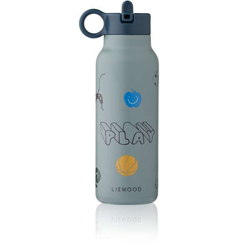 Liewood Falk Trinkflasche - Edelstahl - 350ml - Play/Dusty Peppermint 