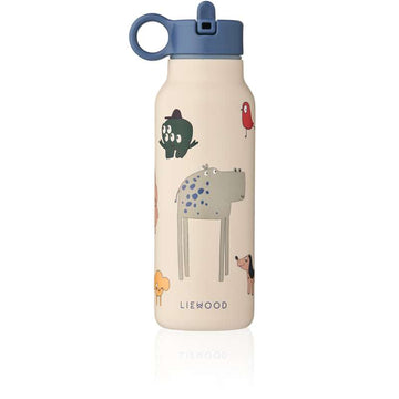 Liewood Sticlă de băut Falk - Oțel inoxidabil - 350ml - Imagine/Nisipiu
