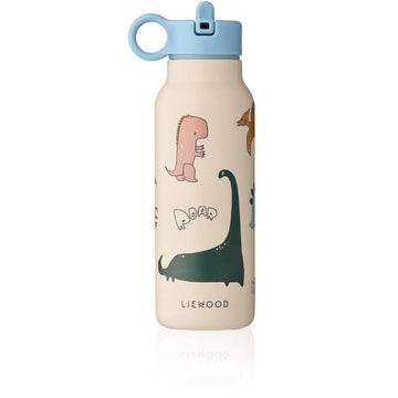 Liewood Gourde Falk - Acier inoxydable - 350ml - Dino Roar/Sandy