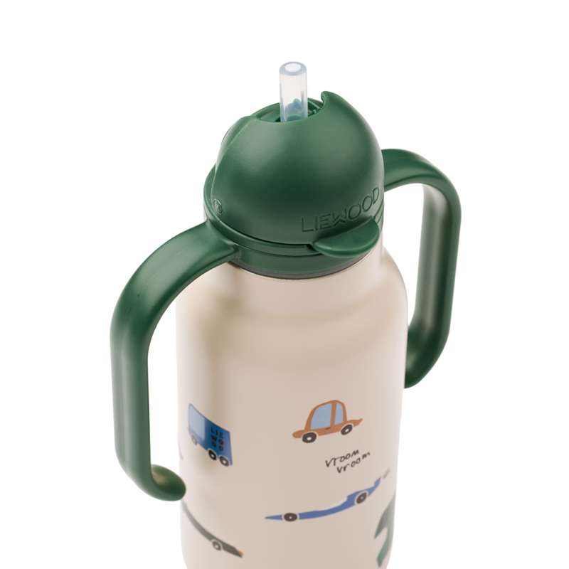 Liewood Kimmie ivópalack - rozsdamentes acél - 250 ml - Cars/Sandy 