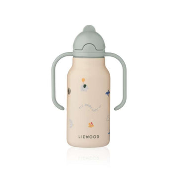 Liewood Kimmie Drikkeflaske - Rustfrit Stål - 250ml - Flying/Sandy