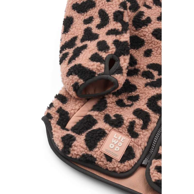Liewood Nolan fleece jakna - Mega Leo/Pale Tuscany 