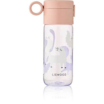 Liewood Clemence Tritan -juomapullo - 350 ml - Cat/Warm Lilac 