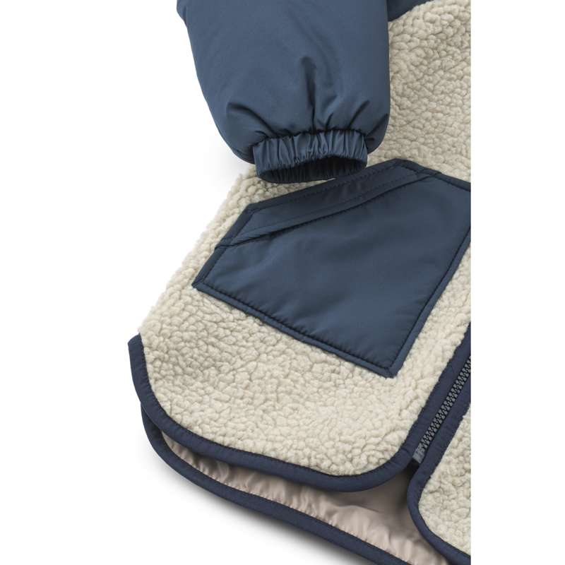 Liewood Runa jas - Mist/Classic Navy 