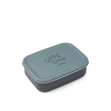 Liewood Nina Brotdose - Stahl/Silikon - Cool Kids/Dusty Peppermint 