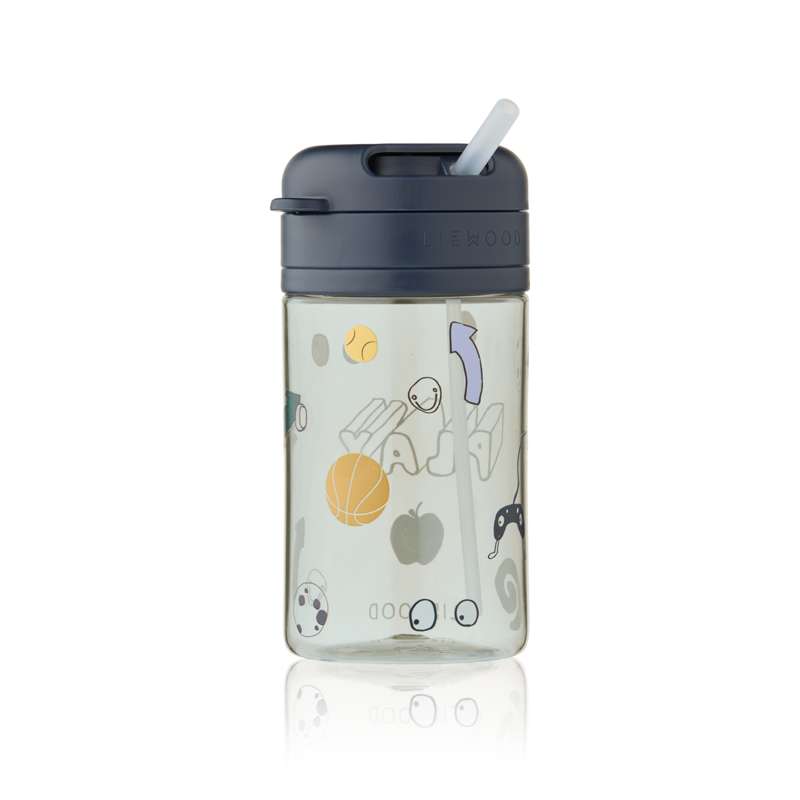 Liewood Kubek do picia Pavia - Tritan - 500 ml - Play/Dusty Peppermint 