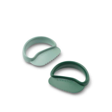 Liewood Riven Toddler Detský nôž - 2-balenie - Peppermint/Garden Green