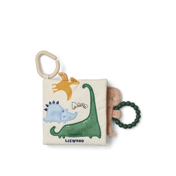 Liewood Fey Dino Roar textilkönyv - Dino Roar/Dove Blue