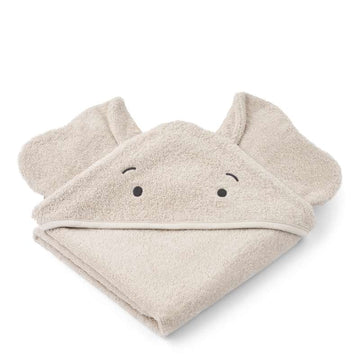 Liewood Albert ručnik za kupanje s kapuljačom - Elephant - Sandy