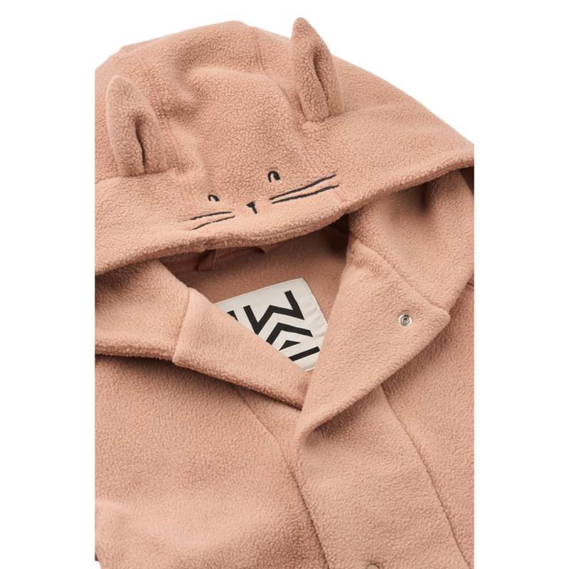 Liewood Minik Rabbit Fleece Bathrobe - Pale Tuscany