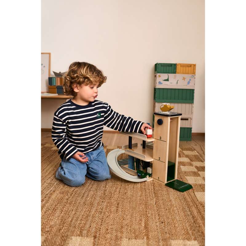 Liewood Weston Aufbewahrungsbox - Medium - 2er-Pack - Dino Roar/Sandy