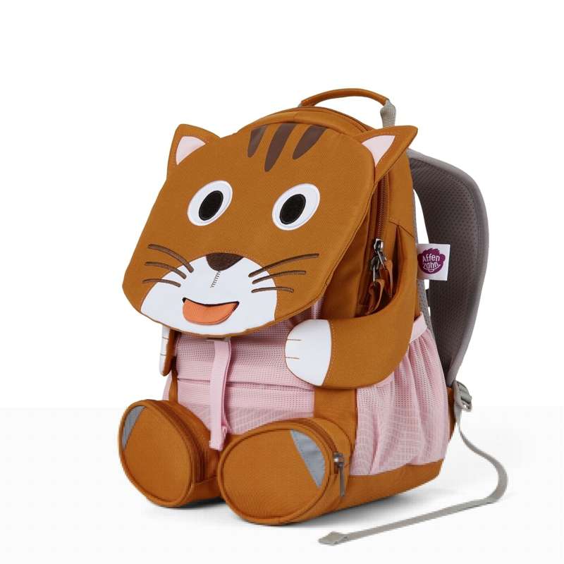 Affenzahn Large Ergonomic Backpack for Children - Cat