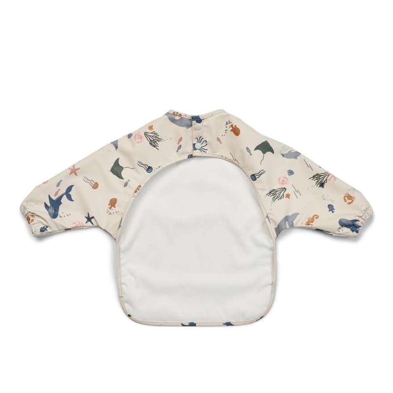 Liewood Merle Cape Bib Apron - Sea Creature/Sandy 