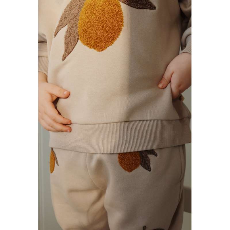 Konges Sløjd Lou Terry Sweatpants Kalhoty - OCS - Oxford Tan 