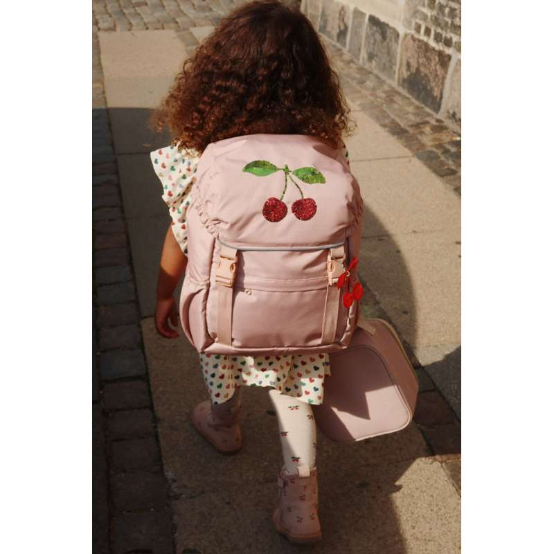 Konges Sløjd Clover Skoletaske - Mahogany Rose