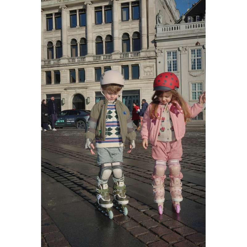 Konges Sløjd Rulleskøjter m. Lys - Cherry Blush