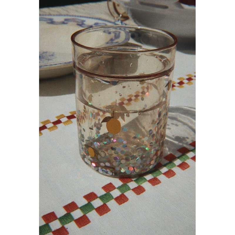 Konges Sløjd Glitter Cups - 2-pack - Lemon 
