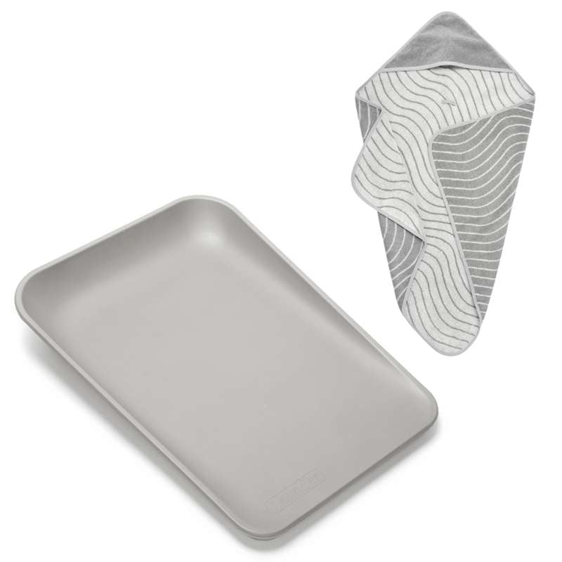 Leander Matty™ mata do przewijania w tym Hoodie - Szary perłowy 