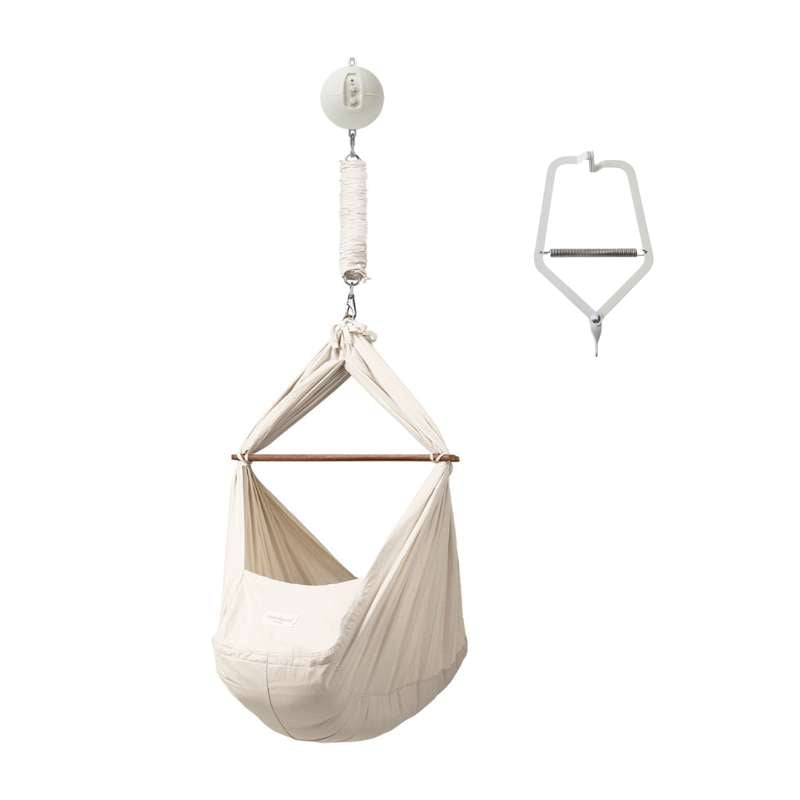 Moonboon Bundle - Swing crib with Connect rocking motor and frame attachment 