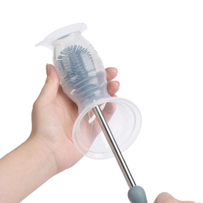 Brosse à vaisselle en silicone Haakaa - Gris