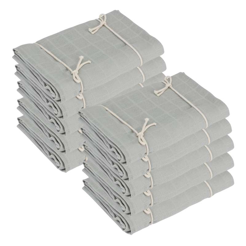 Oh'Naturel Økologiske Stofbleer - 10-pak - Dove