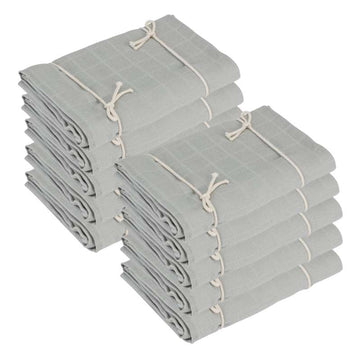 Oh'Naturel Økologiske Stofbleer - 10-pak - Dove