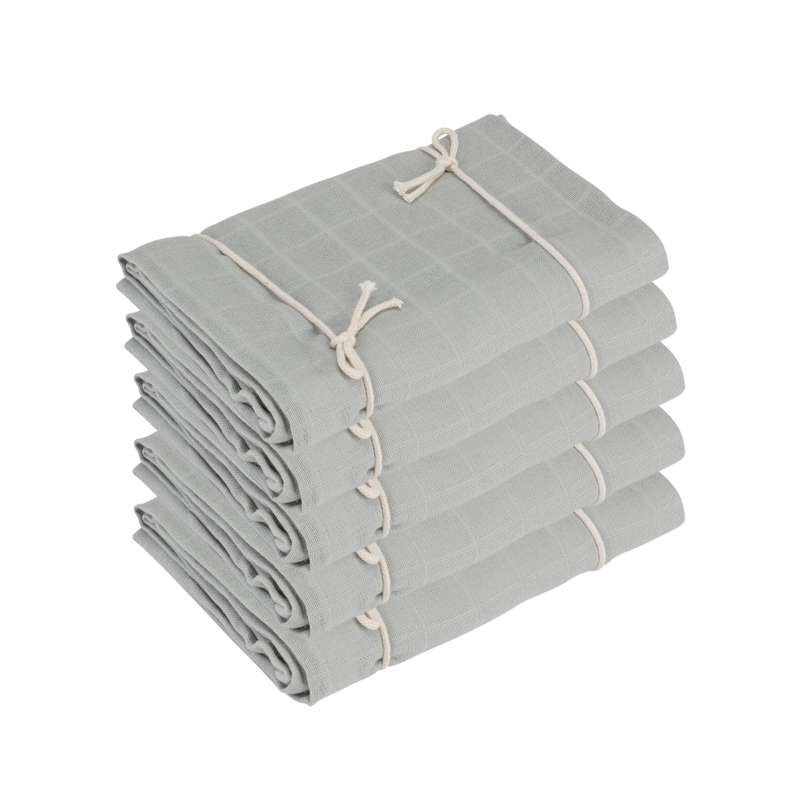 Oh'Naturel Økologiske Stofbleer - 5-pak - Dove