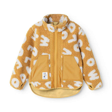 Liewood Noam Fleece Jacket - Letters/Yuzu
