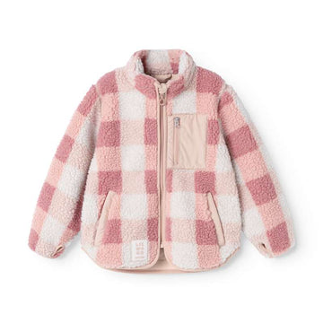 Liewood Nolan Fleece Jacket - Mega Check/Rose Blush