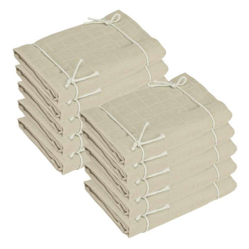 Oh'Naturel Økologiske Stofbleer - 10-pak - Sand