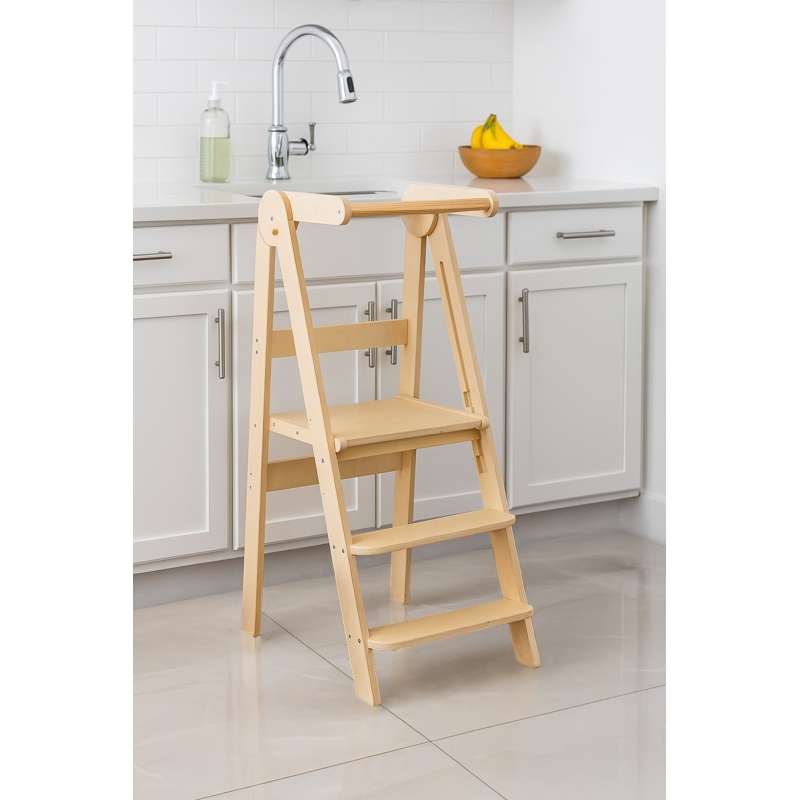 Kid'oh Учебна кула - Сгъваем - Дърво - Натура 