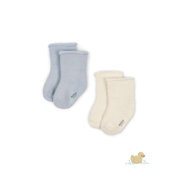 Fanga Fontana Vicino Plyssokker - 2-pak - Gray Dawn