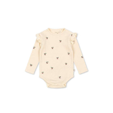 Konges Sløjd Sui Body с. Ръкави - GOTS - Череша 