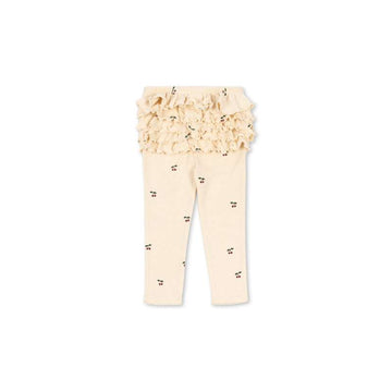 Konges Sløjd Сui панталони с ръбове - GOTS - Череша 