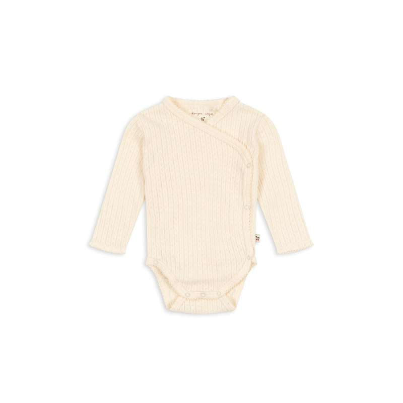 Konges Sløjd Minnie Body - Neugeborenes - GOTS - Buttercreme 