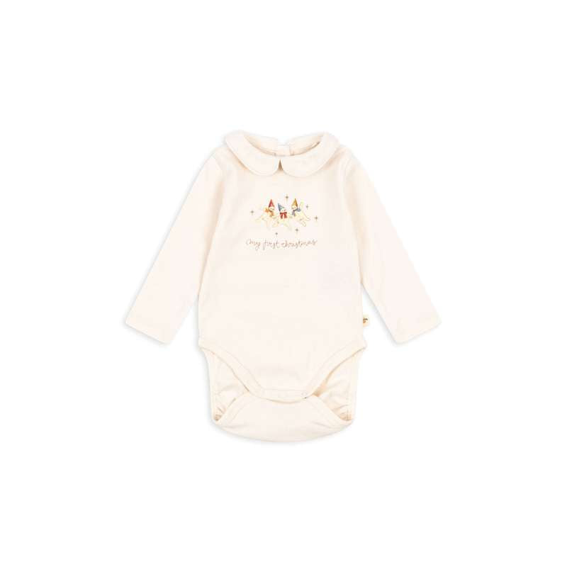 Konges Sløjd Mi Primer Cuerpo de Navidad - GOTS - Blanco Antiguo 