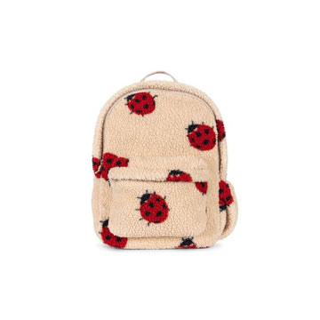 Konges Sløjd Jody Teddy Backpack - GRS - Ladybug Sand 