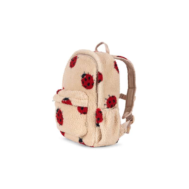 Konges Sløjd Jody Teddy Rucksack - GRS - Marienkäfer Sand 